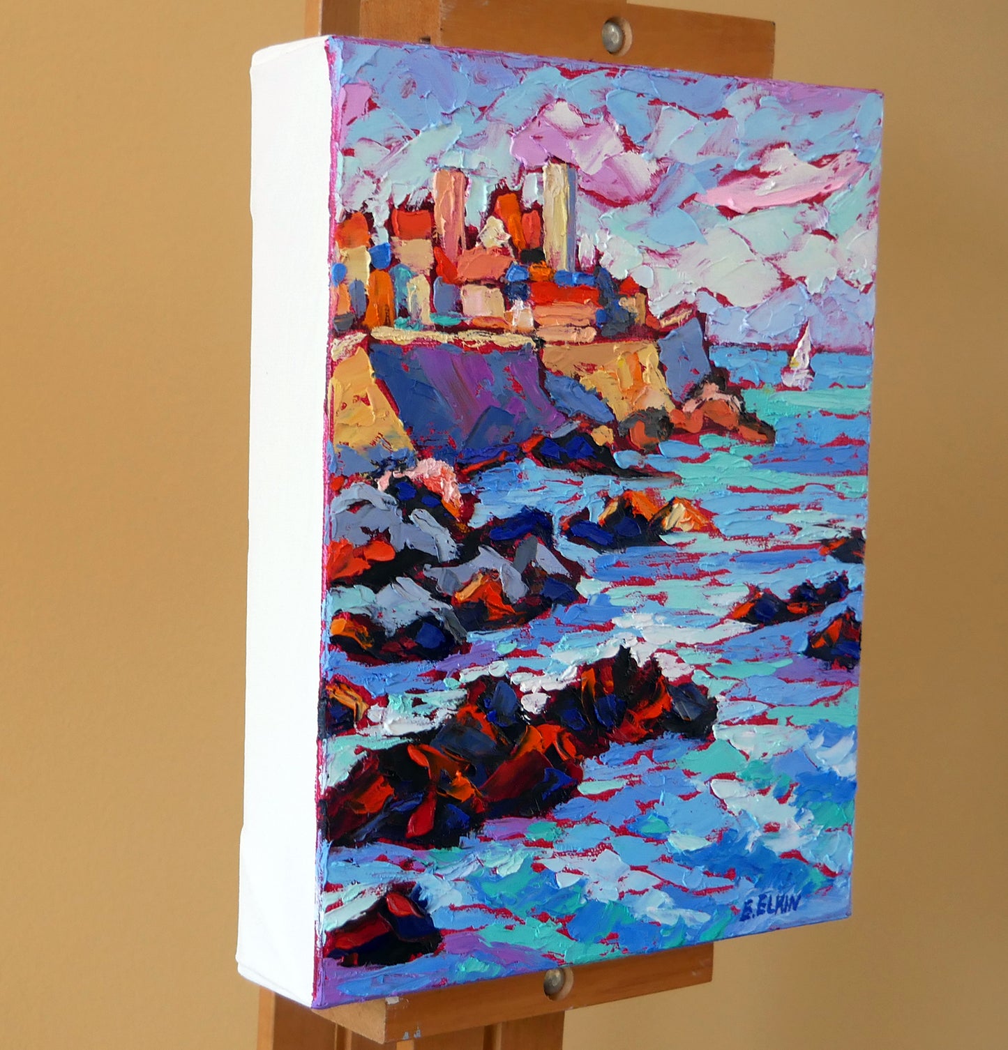 Antibes View Original Oil Painting