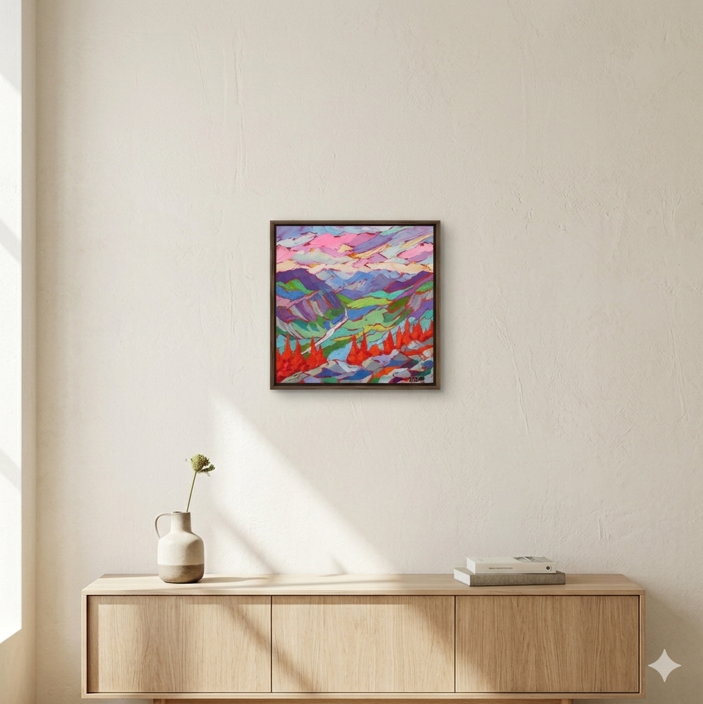 Faraway Lands - Original Oil Painting Landscape I Elizabeth Elkin