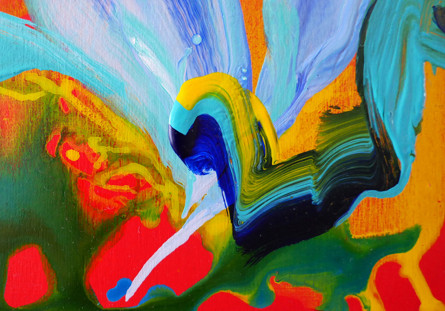 Oasis Original Painting by Elizabeth Elkin