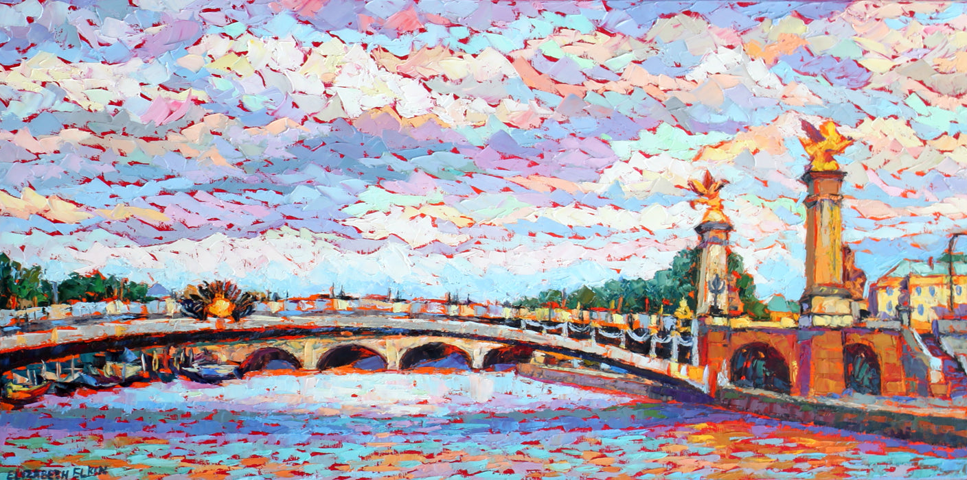 Paris in May - Original Oil Painting / Elizabeth Elkin