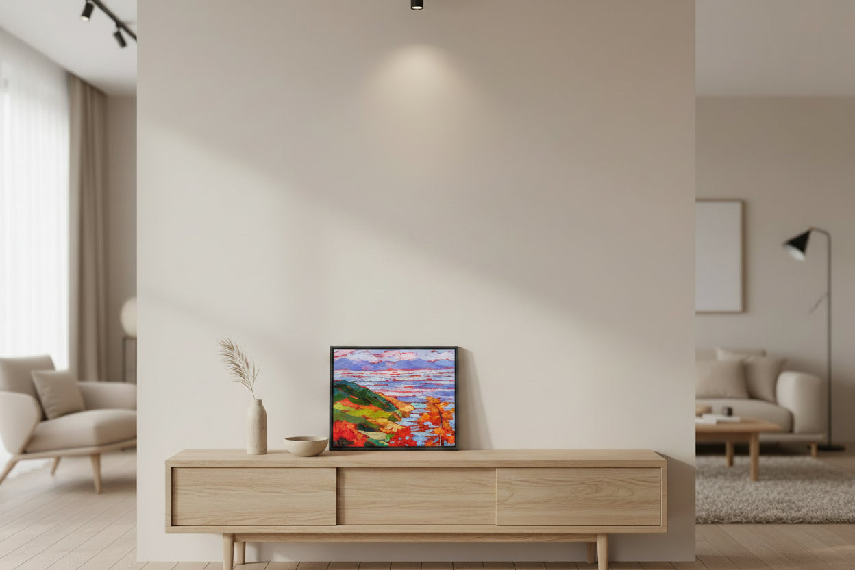 Vibrant Vista - Original Oil Painting /Elizabeth Elkin