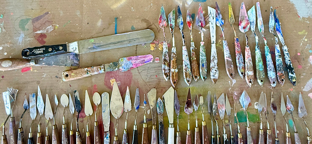 The Stories Behind My Tools: 34 Years of Palette Knives