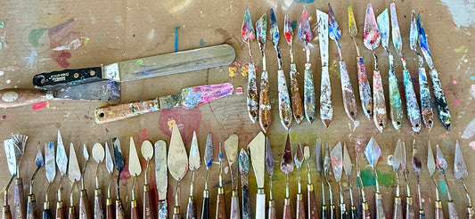 The Stories Behind My Tools: 34 Years of Palette Knives