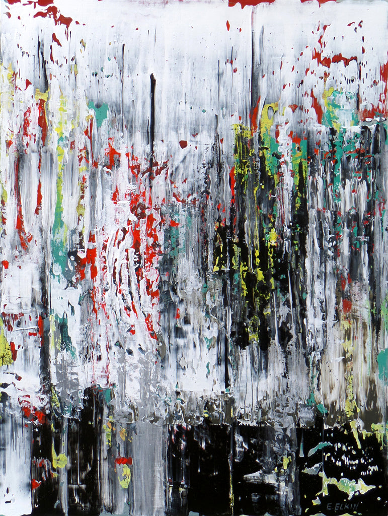 Passage of Light - Original Abstract Painting / Elizabeth Elkin