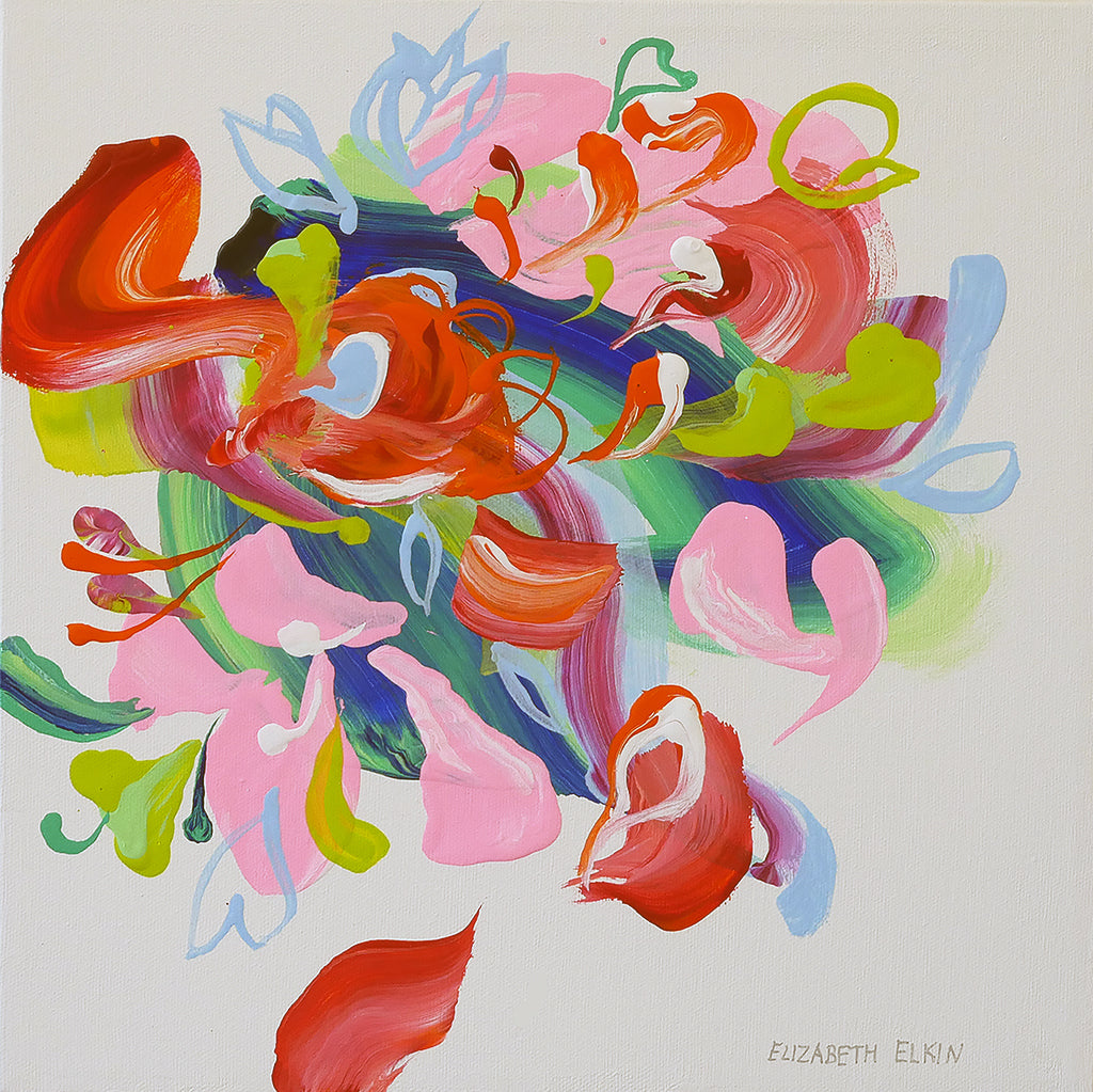 Another Spring - Original Abstract Painting / Elizabeth Elkin