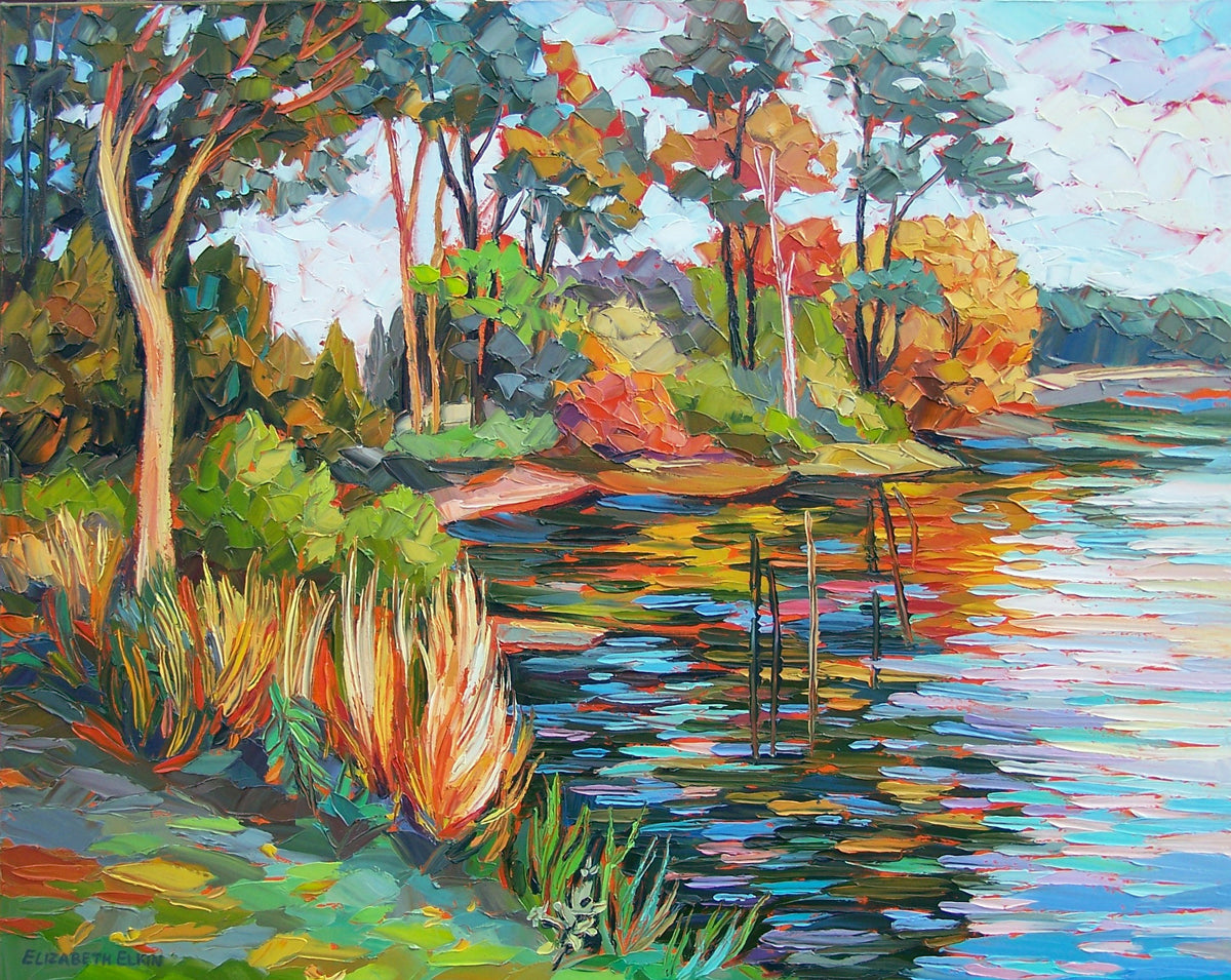 August Afternoon - Original Oil Painting / Elizabeth Elkin