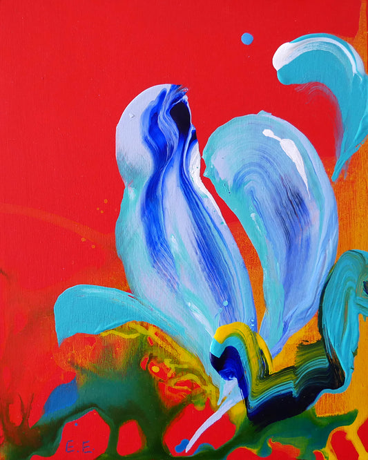 Oasis Original Painting by Elizabeth Elkin