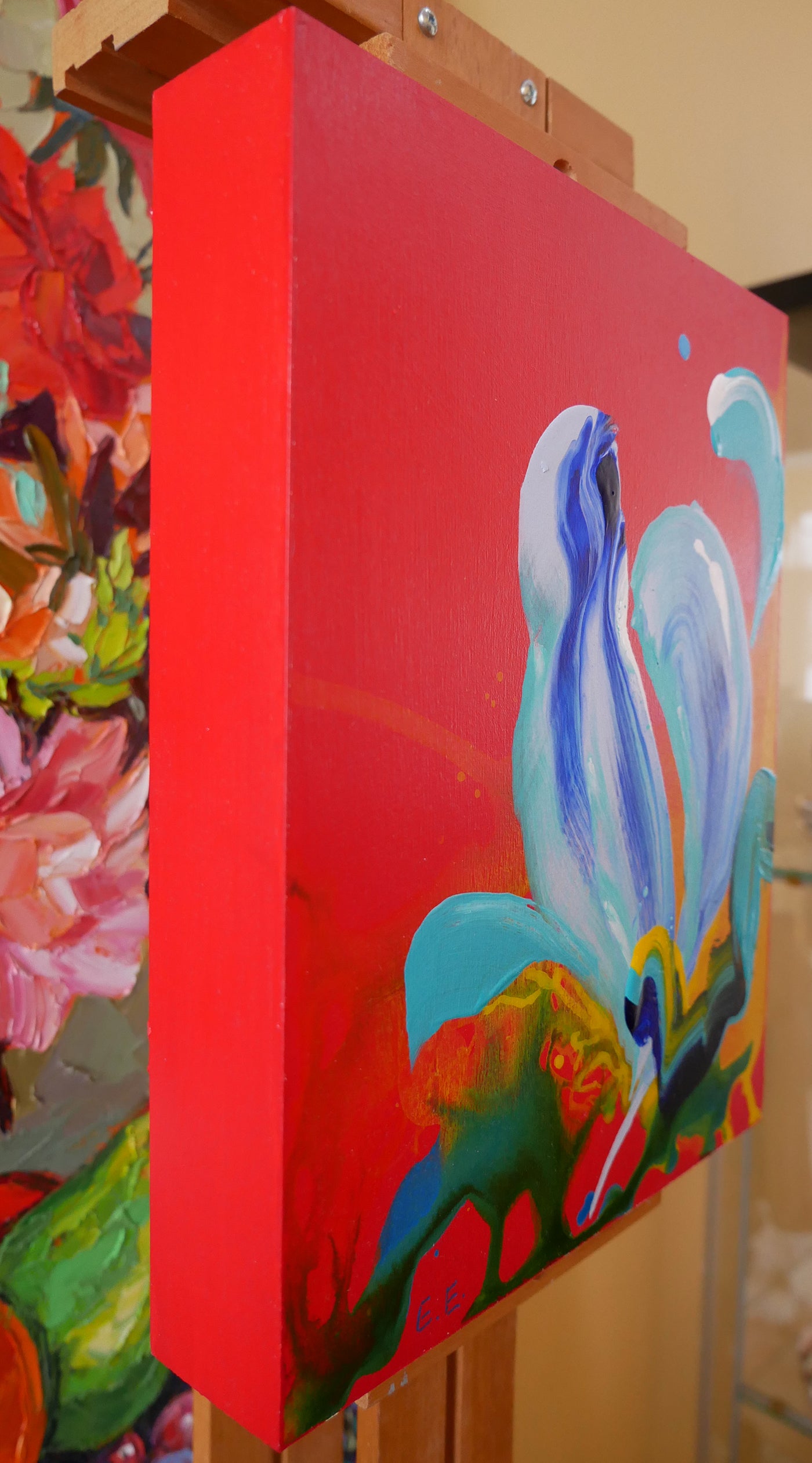 Oasis Original Painting by Elizabeth Elkin