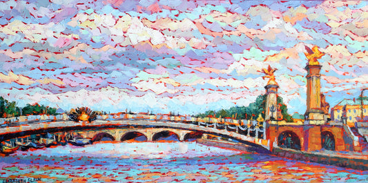 Paris in May - Original Oil Painting / Elizabeth Elkin