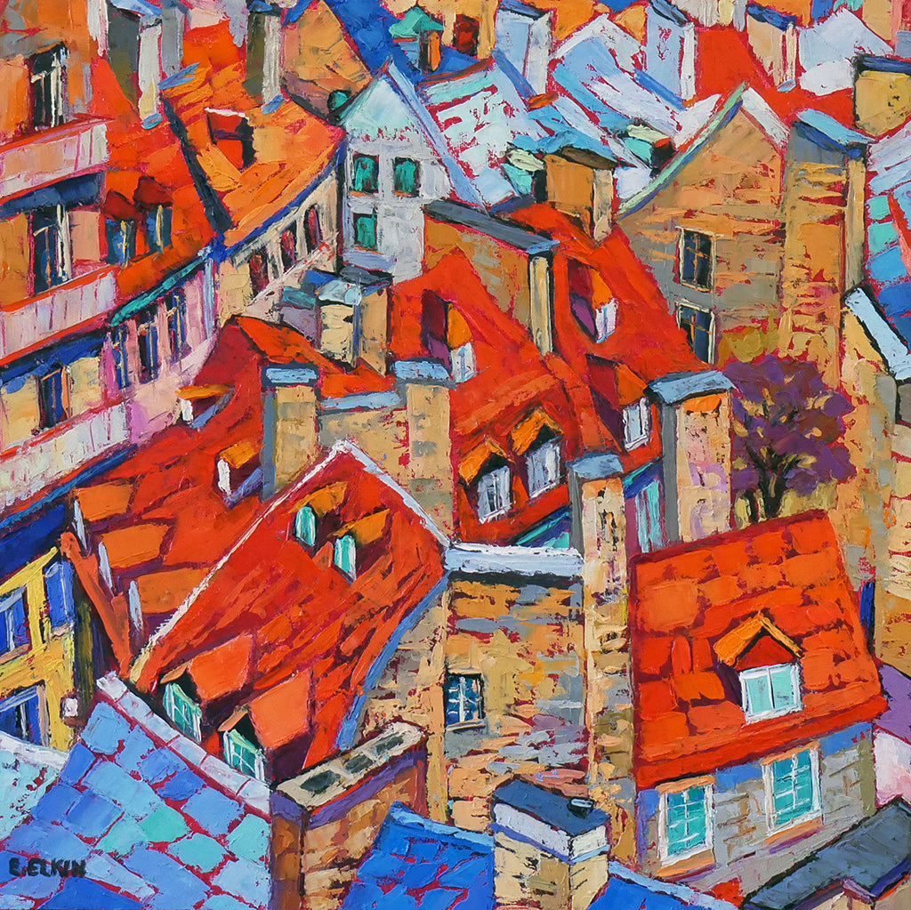 Quebec City Rooftops – True Art Gallery
