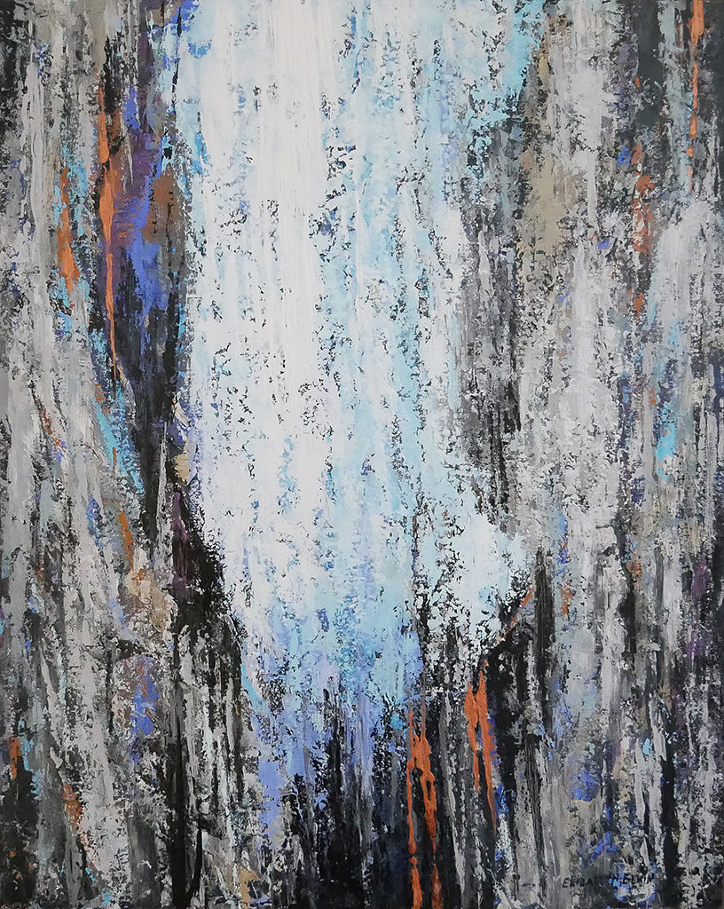 Rhapsody of Nature - Original Abstract Painting / Elizabeth Elkin