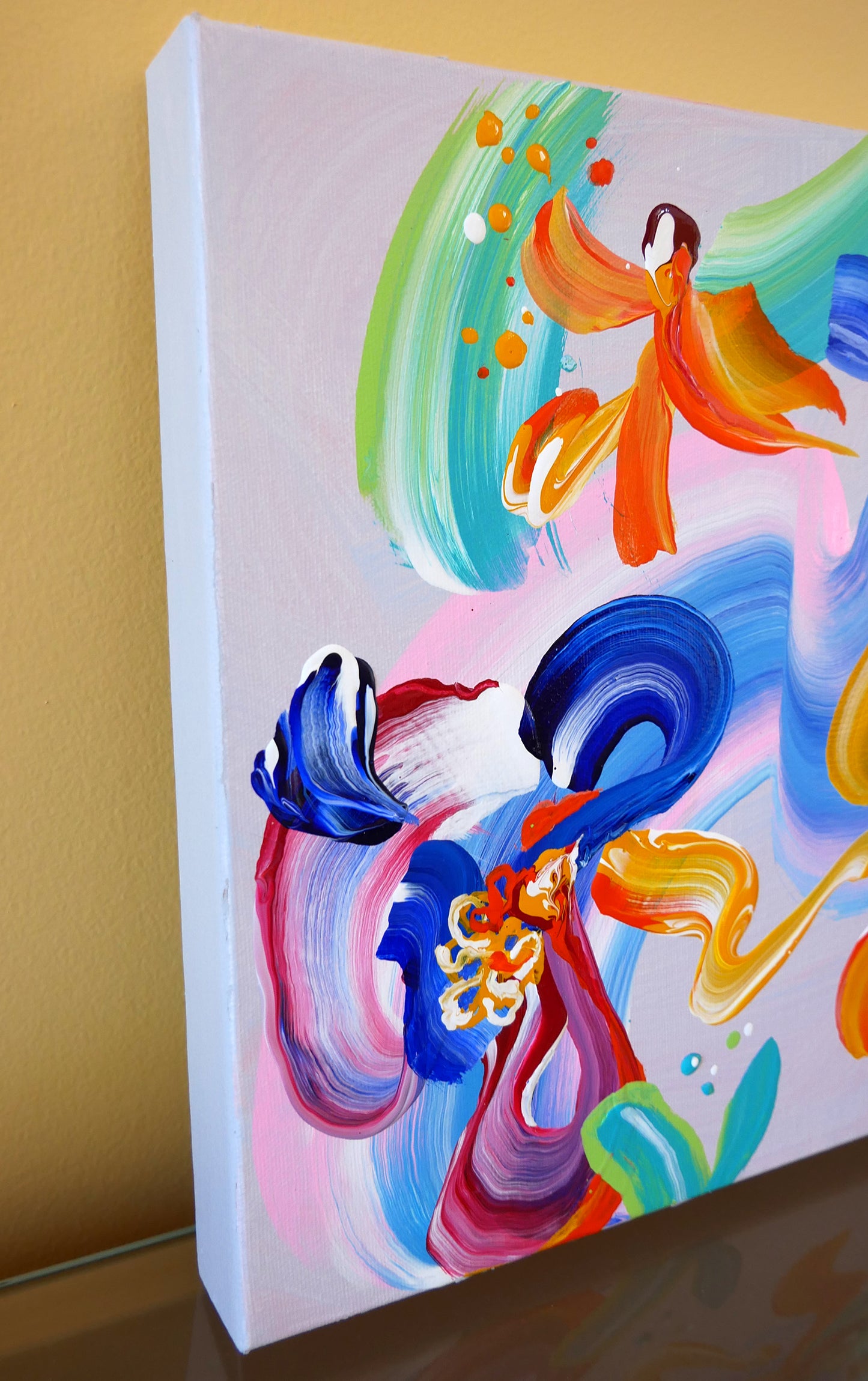 Rhythmie Flow Original Painting by Elizabeth Elkin