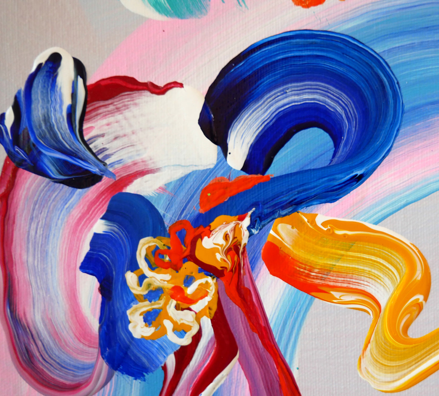 Rhythmie Flow Original Painting by Elizabeth Elkin