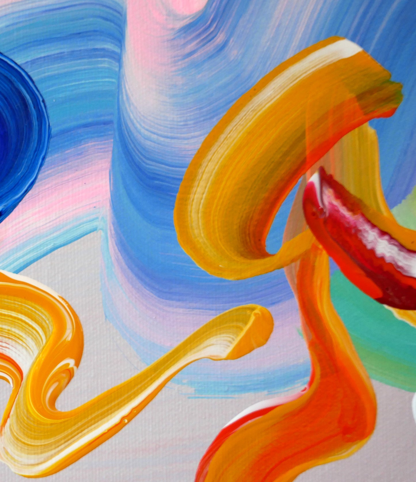 Rhythmie Flow Original Painting by Elizabeth Elkin