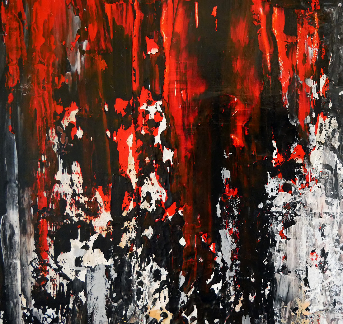 Spring Time - Original Abstract Painting / Elizabeth Elkin