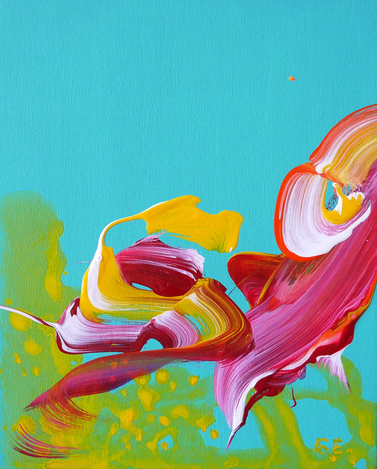 Vivid Original Painting by Elizabeth Elkin