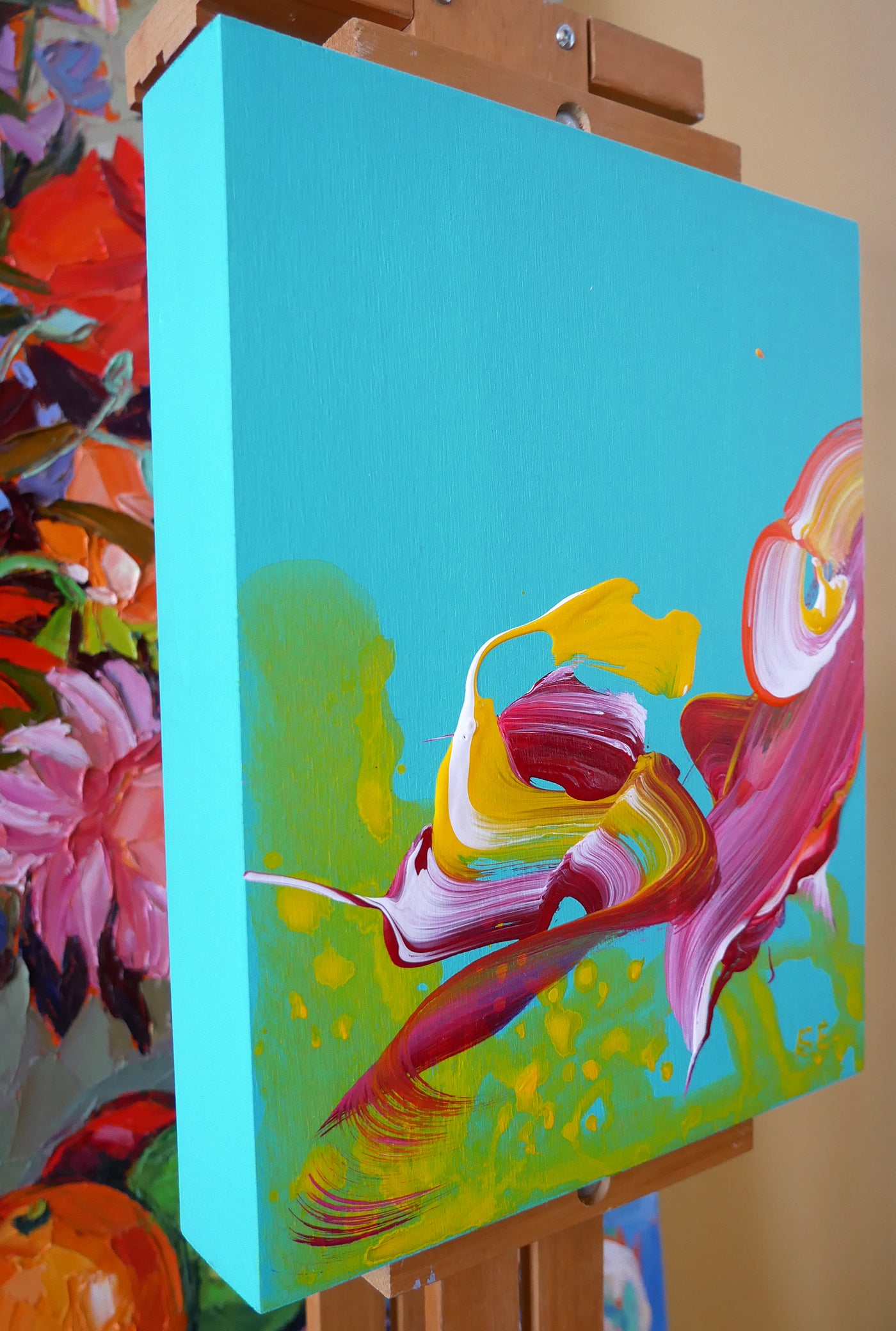 Vivid Original Painting by Elizabeth Elkin